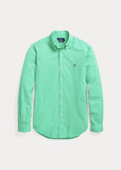 Polo Ralph Lauren Garment-Dyed Oxford Skjorte Herre Danmark (GUHNP6417)